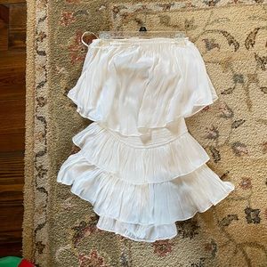 mustard seed white romper